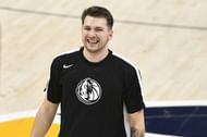 Luka Doncic #77 of the Dallas Mavericks.